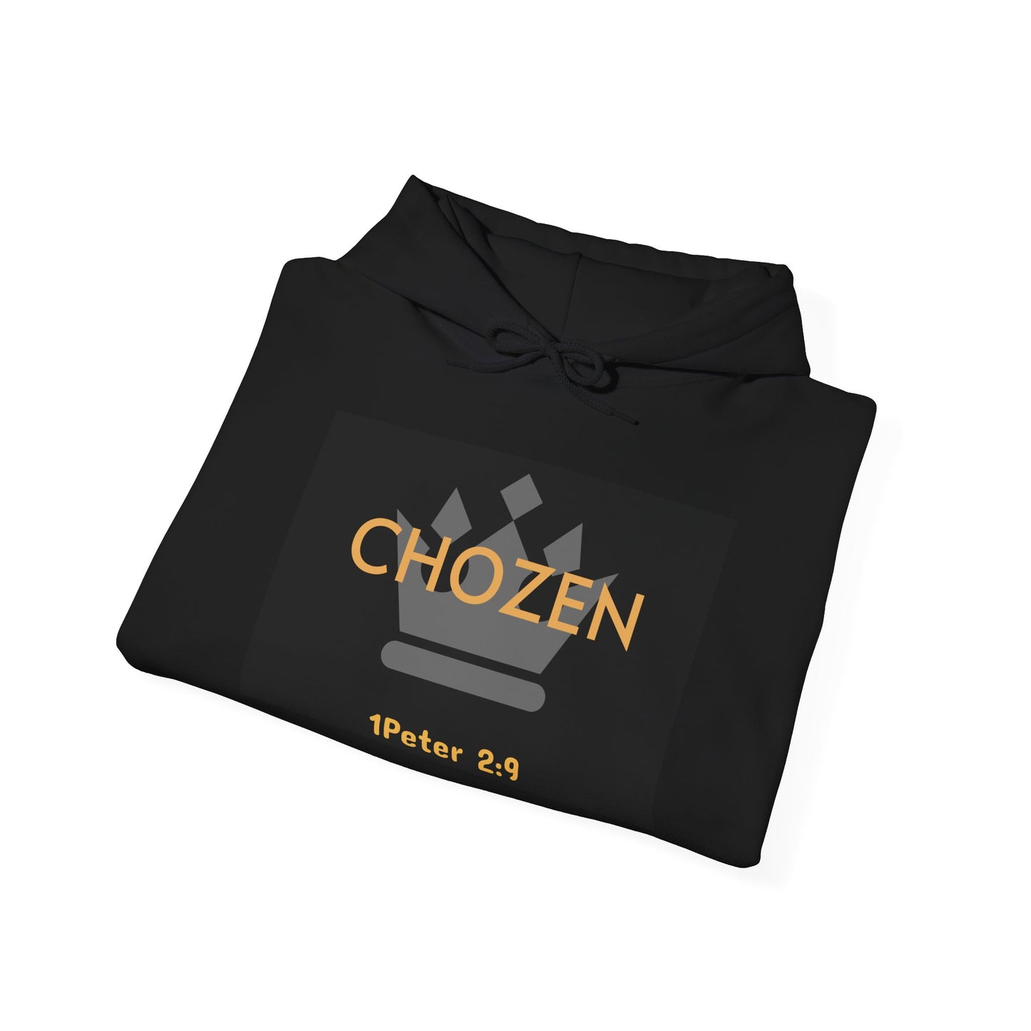 Faith-Inspired Hooded Sweatshirt - CHOZEN 1 Peter 2:9